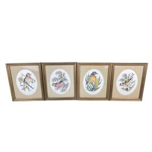 The Franklin Gallery Songbirds of the World, Set of 4
